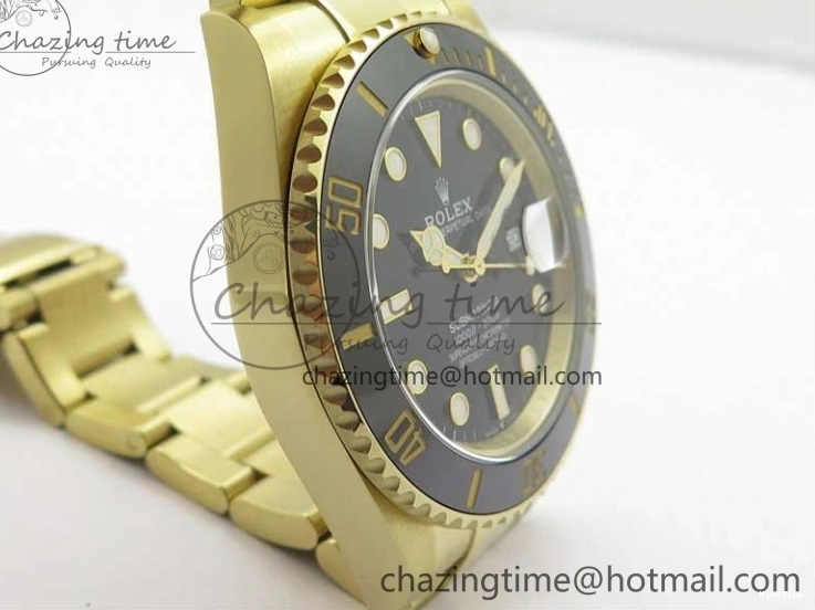MiroTime 0113 Submariner 41mm 126613 LN YG BP Maker Best Edition Black Dial on YG Bracelet OnTrend 2573